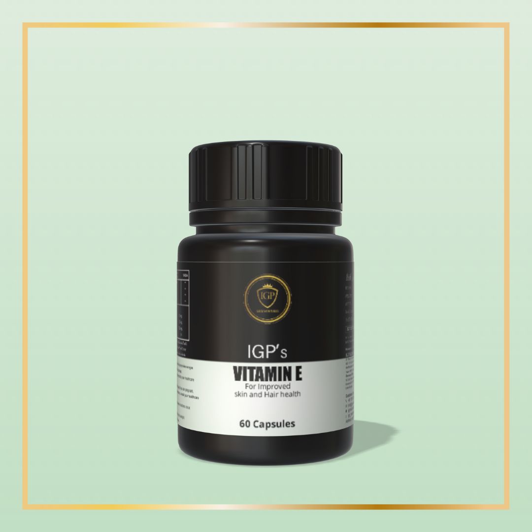 IGP MEDI VENTURES  IGP's Vitamin E Capsules for Hair and Skin - 60 Capsules
